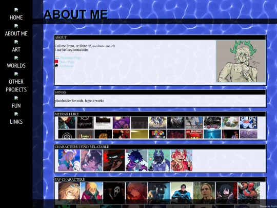 aboutme screenshot