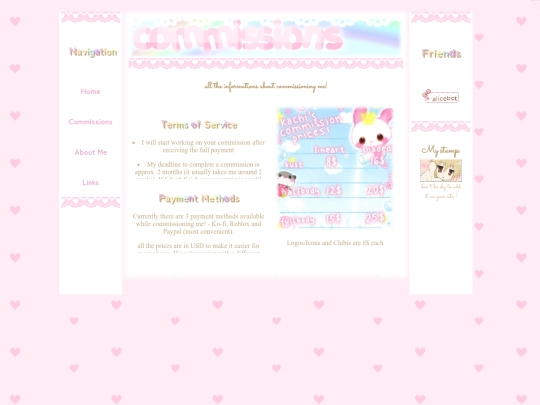 commissions screenshot