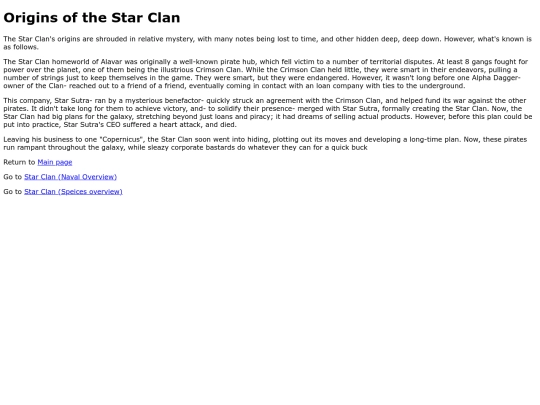 starclanhistoricaloverview screenshot