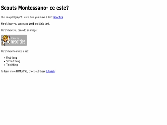 index screenshot