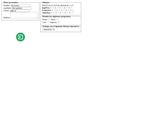 Ud 2.3 Formularios/Formulario screenshot