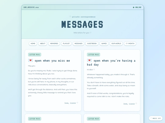 messages screenshot