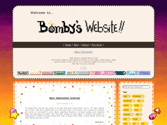 categories/blog screenshot