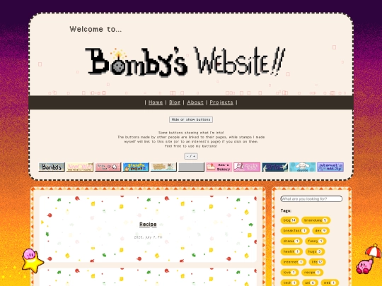 categories screenshot