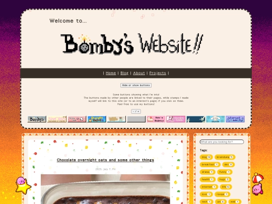 categories/recipe screenshot