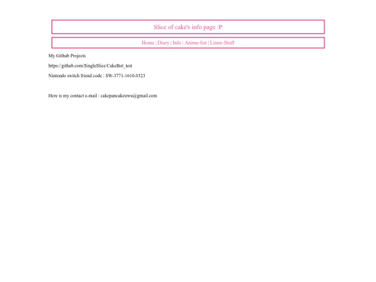 info screenshot