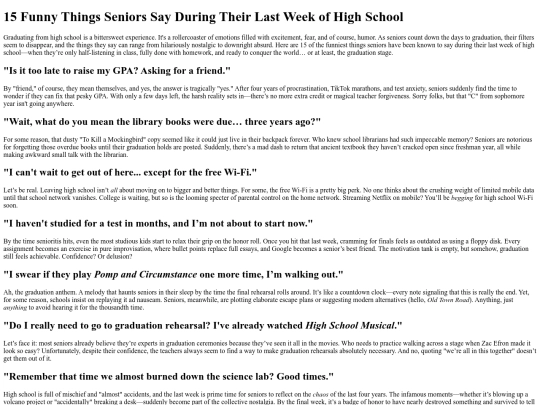 15-funny-things-seniors-say-during-last-week-high-school screenshot