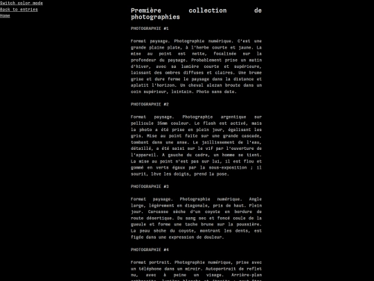Entries/02 screenshot