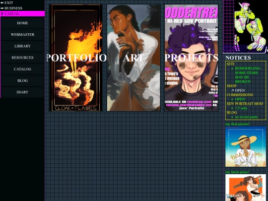 archive/casual/catalog screenshot