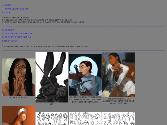 art/nojs screenshot