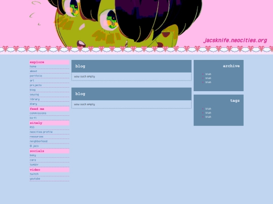 blog screenshot
