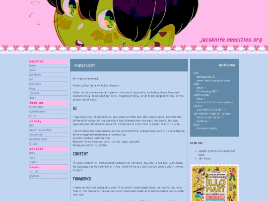 copyright screenshot