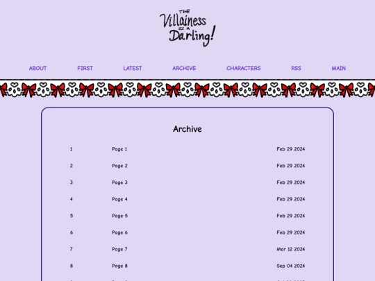 darlingvillainess/archive screenshot