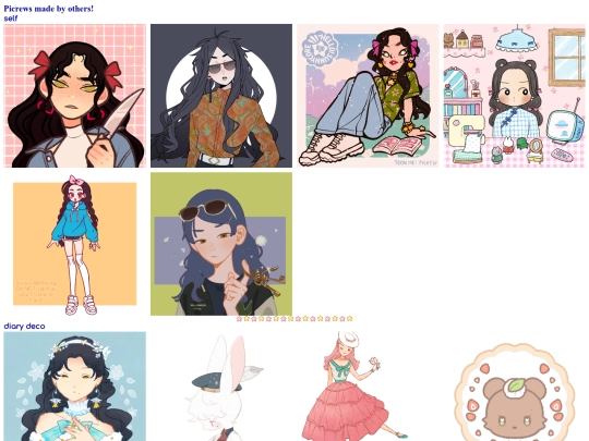 diary/picrew screenshot