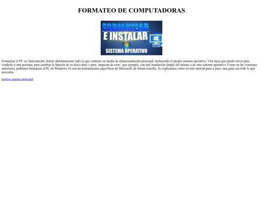 formateo screenshot