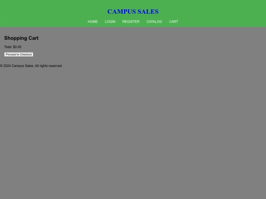 cart screenshot