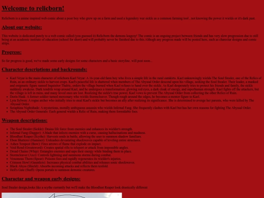 index screenshot