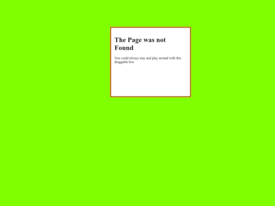 not_found screenshot