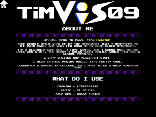 about-me screenshot