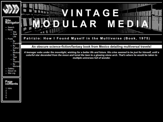 html/PatrizioBook1975 screenshot