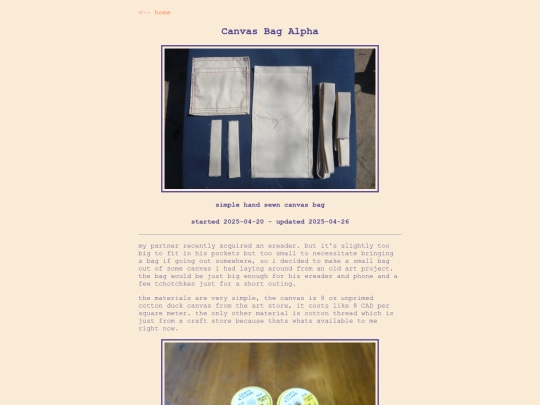 Projects/CanvasBagAlpha screenshot