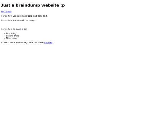 index screenshot