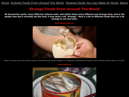 HellishFoodsFromAroundTheWorld screenshot