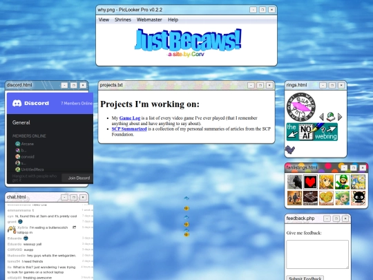projects screenshot