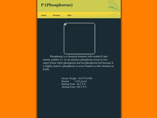 portfolio/periodic/p screenshot