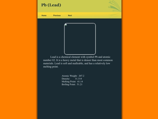 portfolio/periodic/pb screenshot