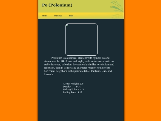 portfolio/periodic/po screenshot