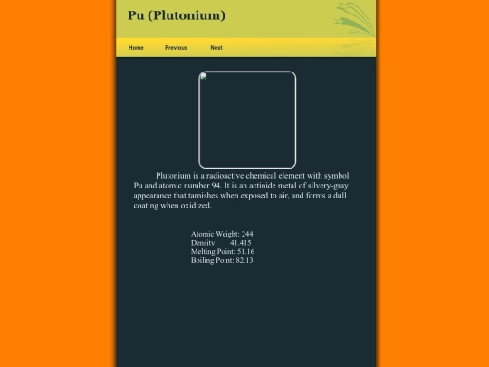 portfolio/periodic/pu screenshot
