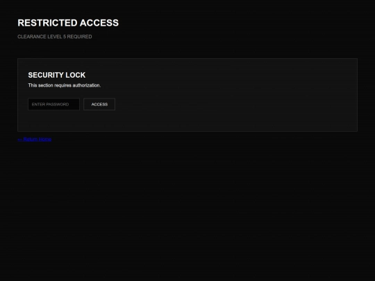 pages/restricted screenshot