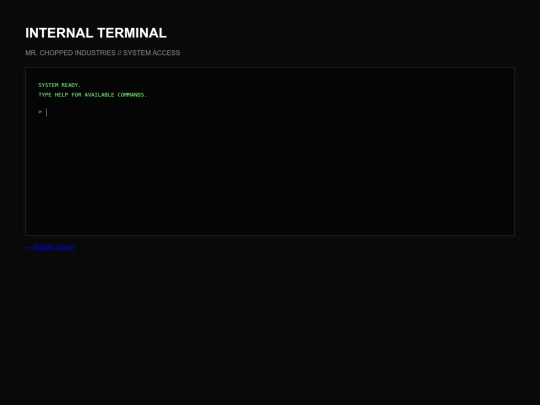 pages/terminal screenshot