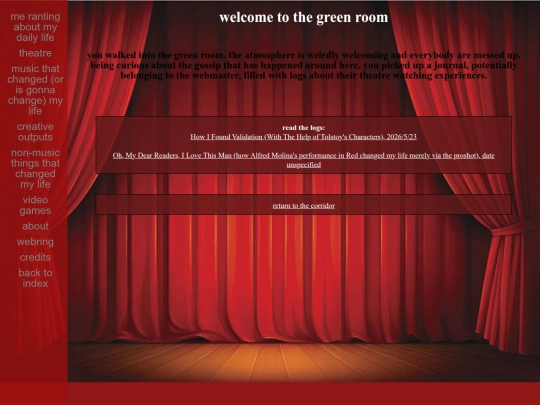 web/theatre/diaries screenshot