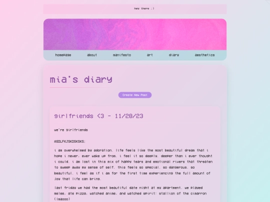 oldsite/diary screenshot