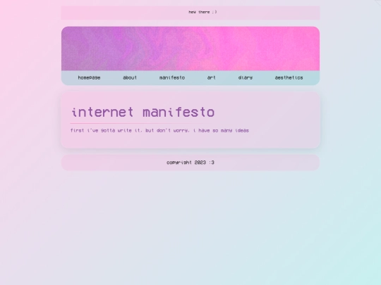 oldsite/manifesto screenshot