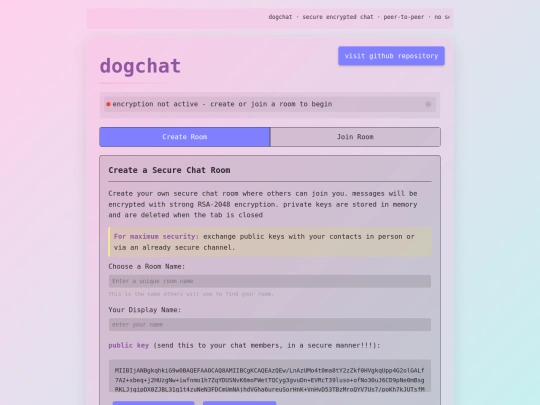standalonedogchat screenshot
