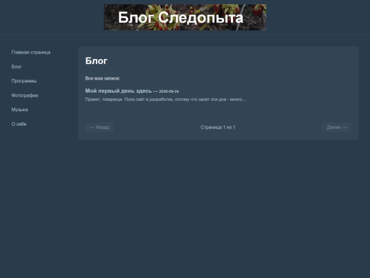 blog screenshot