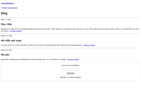 blog screenshot