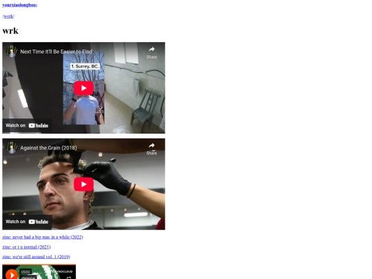 wrk screenshot