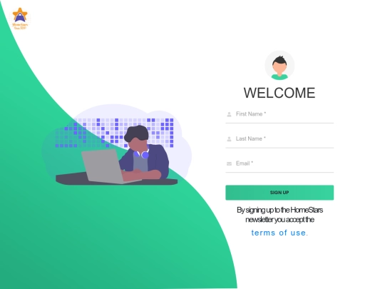 LoginSignUp/NewsLetterSignUp screenshot