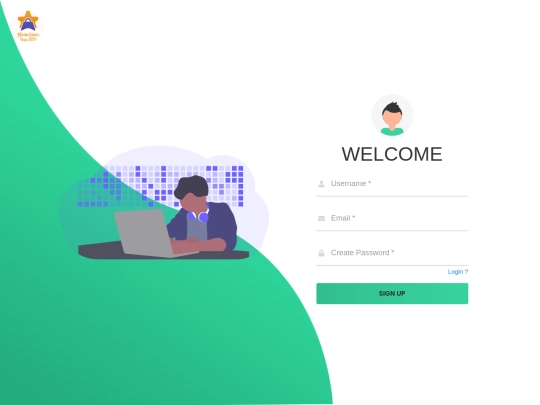 LoginSignUp/SignUp screenshot