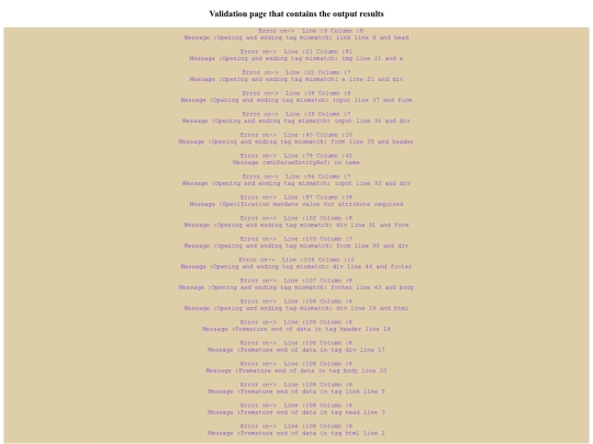 validator screenshot