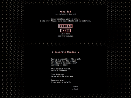 index screenshot