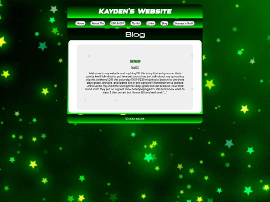 blog screenshot