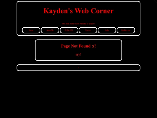 old layout/not_foundOLD screenshot