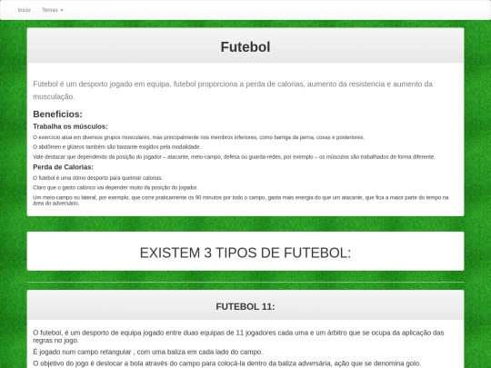 futebol screenshot