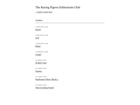 archive screenshot