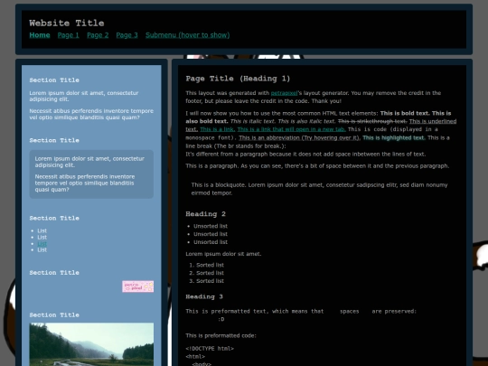index screenshot